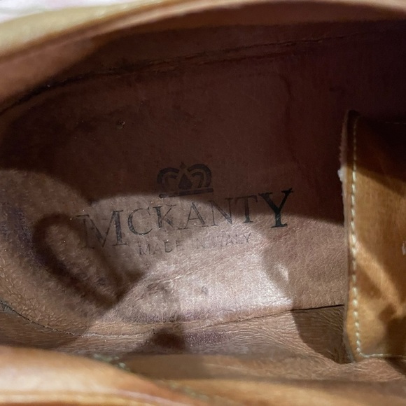 McKanty Leather Square Toe Oxford Loafer Dress Shoes Men’s Size 10 / EU 44 Brown - Picture 14 of 16